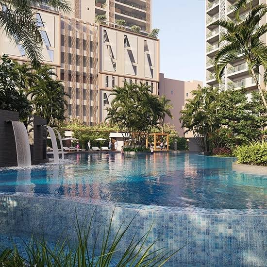 Resort-style pool